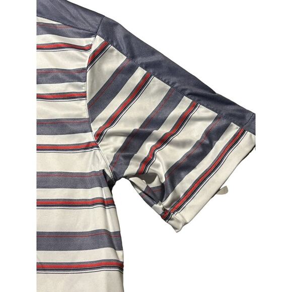 Greg Norman WeatherKnit Play Dry Golf Polo Shirt Men's Size Large Moisture Wicki - Picture 7 of 8